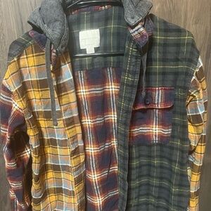 American Eagle Outfitters Men's Multicolor Plaid Jacket